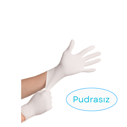 Pudrasız Latex Muayene Eldivenleri